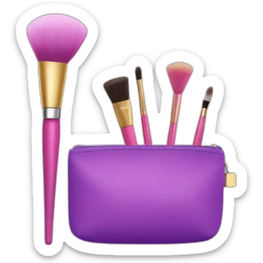 Une trousse de maquillage sticker