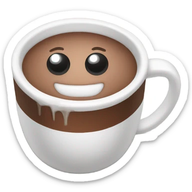 Hot cocoa sticker