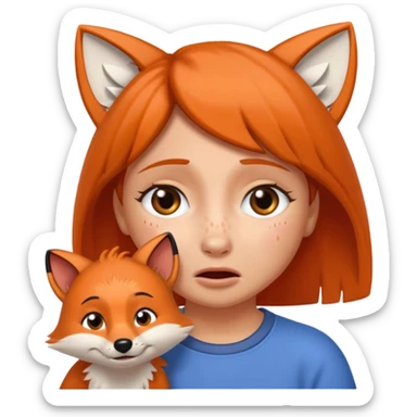 Make Dora and Swiper the fox crying sticker