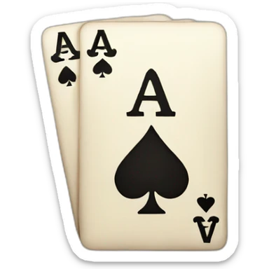ace of spade sticker