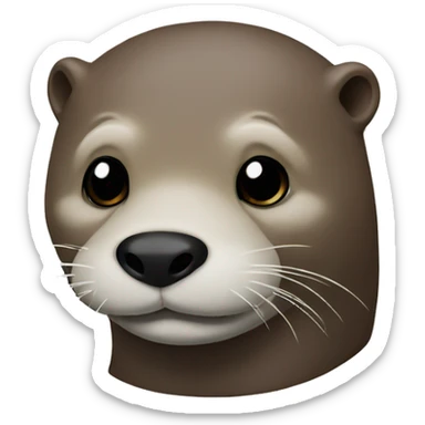 Otter with thc sticker