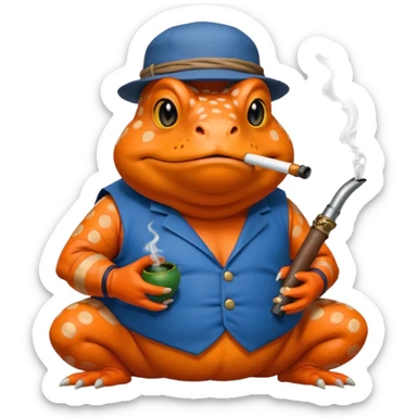 Gamabunta from naruto sticker