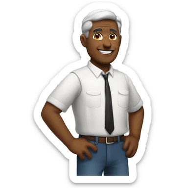 Papà a lavoro sticker