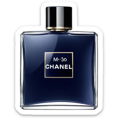 navi blue chanel men's perfume sticker
