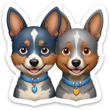Bluey and bingo sticker