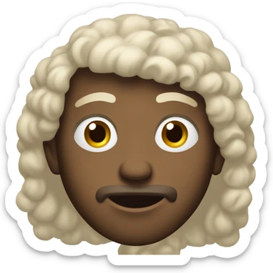 A  guy named Jamal with big eyes sticker