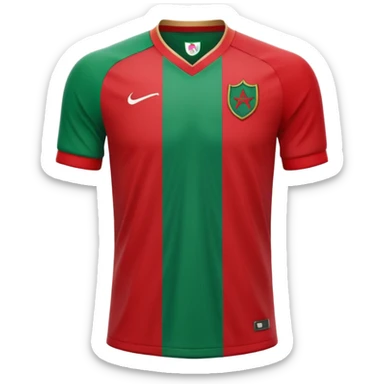 Maillot du Maroc foot sticker