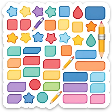 Planner note stickers sticker