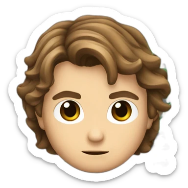 Anakin Skywalker with lightsaber sticker