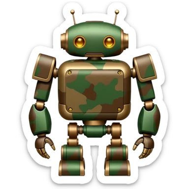 camouflage bot sticker