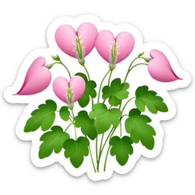 Dicentra spectabilis sticker