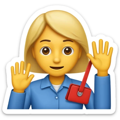 Emoji that represents a workflow reaction for "No Fraud Suspected"  sticker