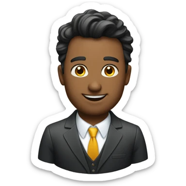 The CEO who thinks he's so handsome. sticker