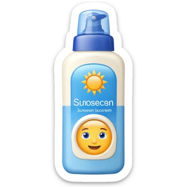 sunscreen sticker