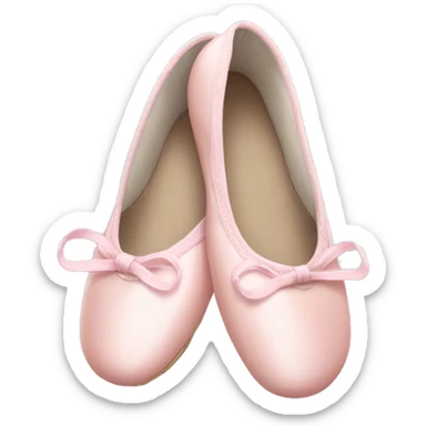 Pale pink ballet shoes sticker