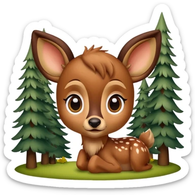 bambi  sticker