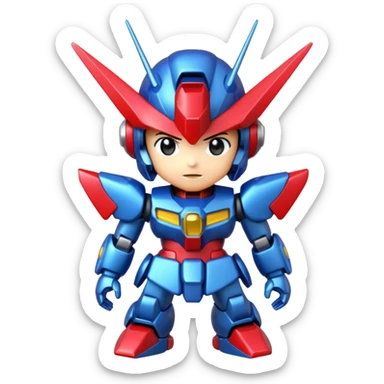 Gundam chibi sticker