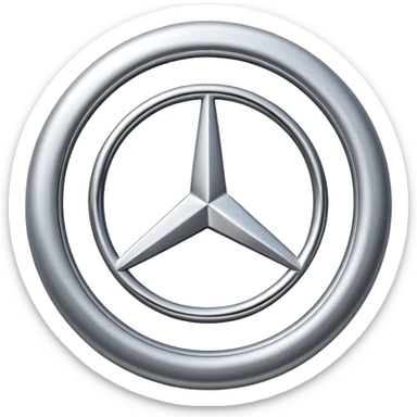 Mercedes logo!  sticker