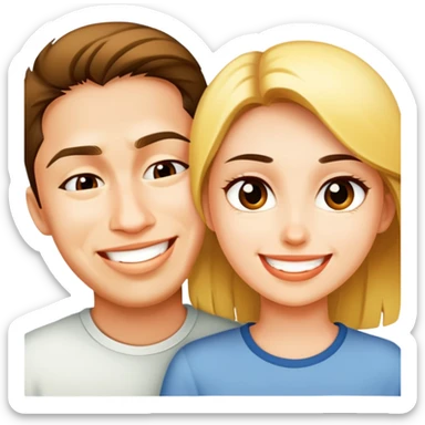 girlfriend and boyfriend  sticker