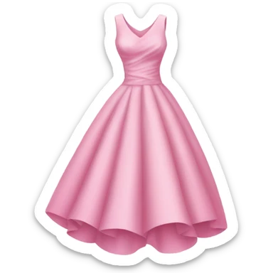 formal pink dress sticker