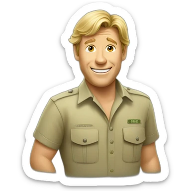 Steve Irwin sticker