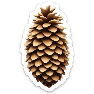pine cone sticker
