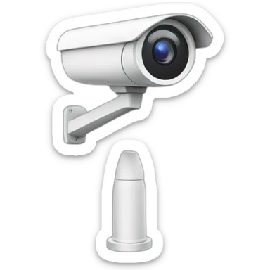 surveillance camera sticker