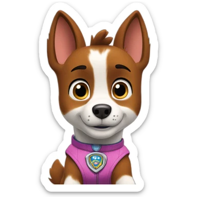 Skye paw patrol sticker