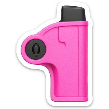 Pepper Spray in pink holster  sticker