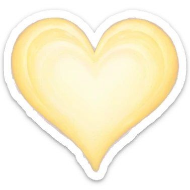 a heart surrounded by a gentle, swirling pattern of light sticker