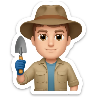 archaelogist sticker