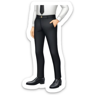 Fancy black pants sticker