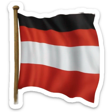 German empire flag from 1871 to 1918.  sticker