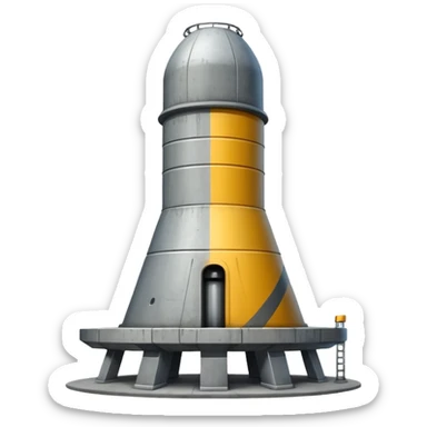 nuclear missile silo sticker