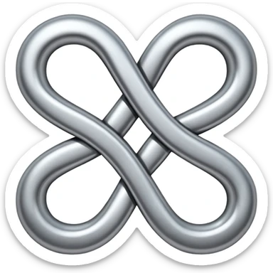 infinity symbol sticker