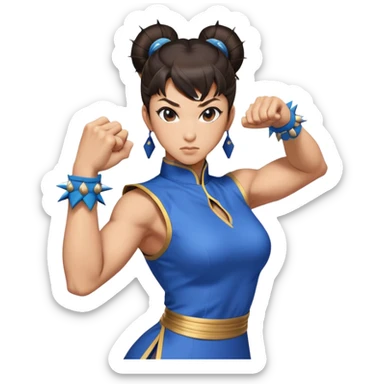 Chun li street Fighter  sticker