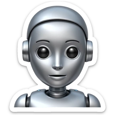 ai model robot sticker