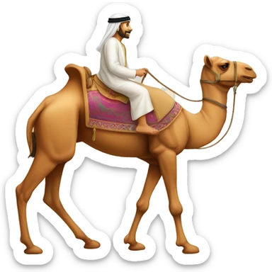 arabian on the camel sticker