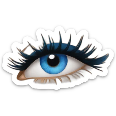 XLASH cosmetics eye lash serum blue sticker