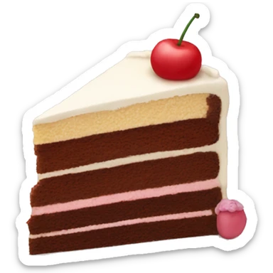 a piece of cake  sticker