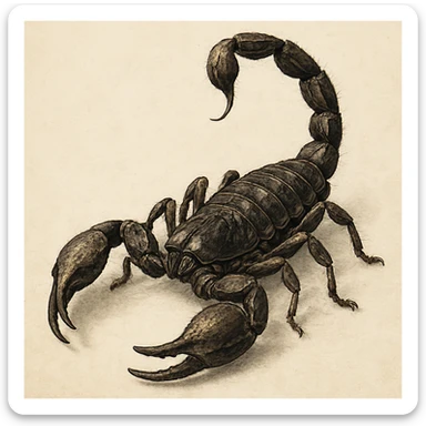 Scorpion sticker