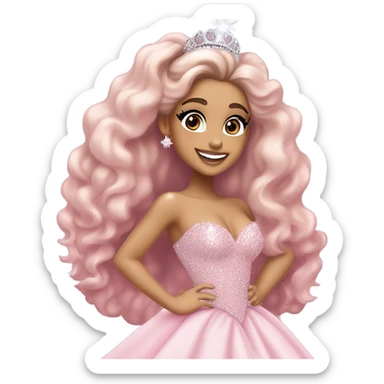 Ariana grande as Glinda in wicked  sticker