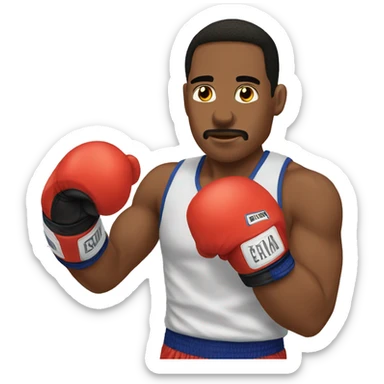 boxeador amateur sticker