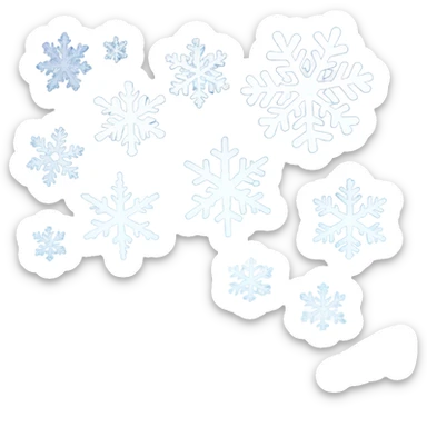 Snow sticker