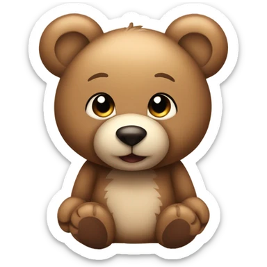 cute teddy bear sticker