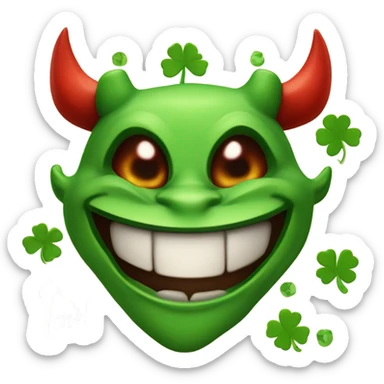 devils luck sticker