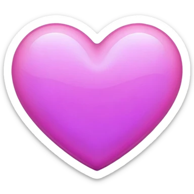 Coeur mauve et rose sticker