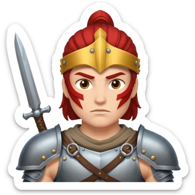 Warrior sticker