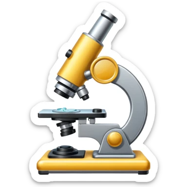 microscope lab tool sticker