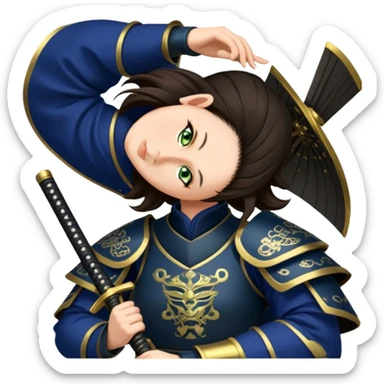 Samurai Strategist sticker